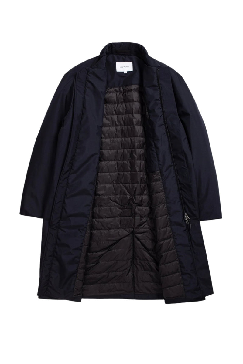 Norse Projects - Vargo Gore-Tex Infinium Raglan Mac - Dark Navy