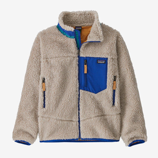 Patagonia - K's Retro-X Jkt - Natural w/ Passage Blue – Haven Surf