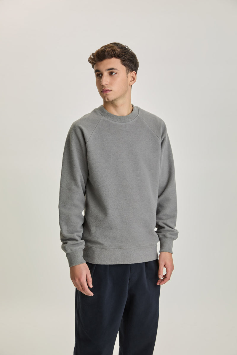 La Paz Cunha Logo Towel Sweatshirt Ecru