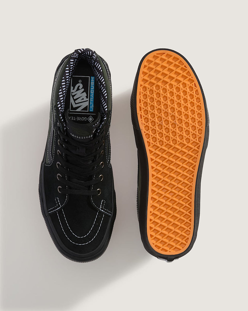 Vans - Sk8-Hi Gore-Tex - Outdoor Black/Green – Haven Surf