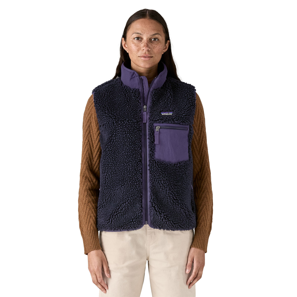 Patagonia - W's Classic Retro-X Vest - Sunken Blue – Haven Surf