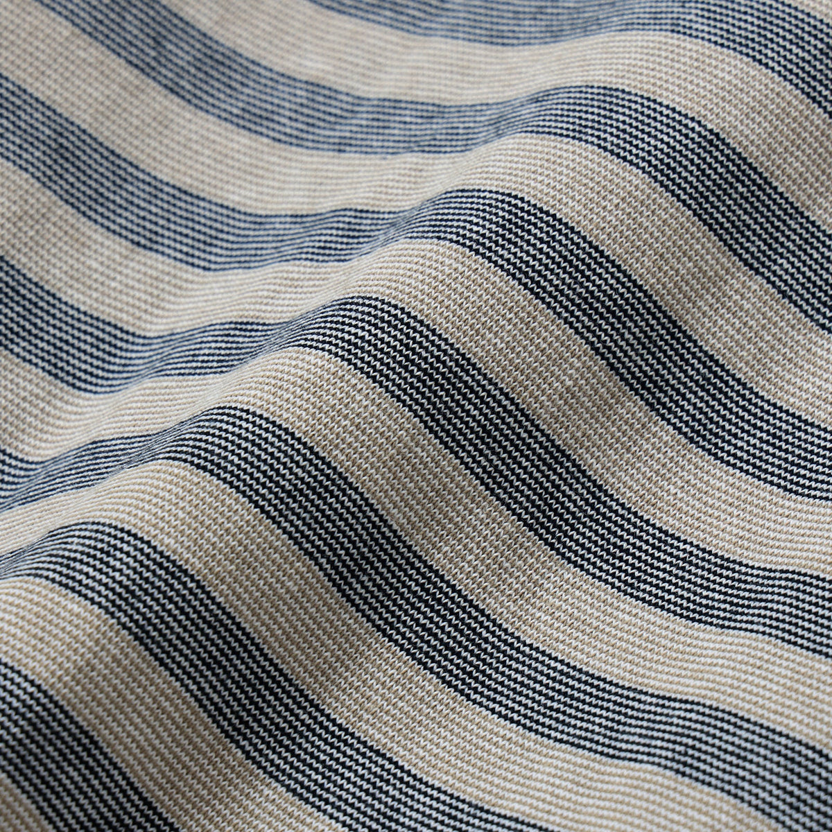 Pilgrim Surf Supply - Hawkinson Striped Crew - Navy Stripe