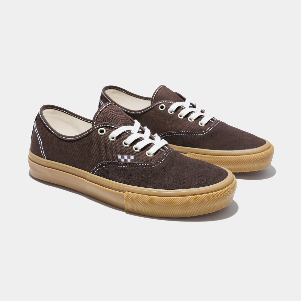 Vans Authentic Brown Gum Vans Skate Authentic Brown/Gum – Haven Surf