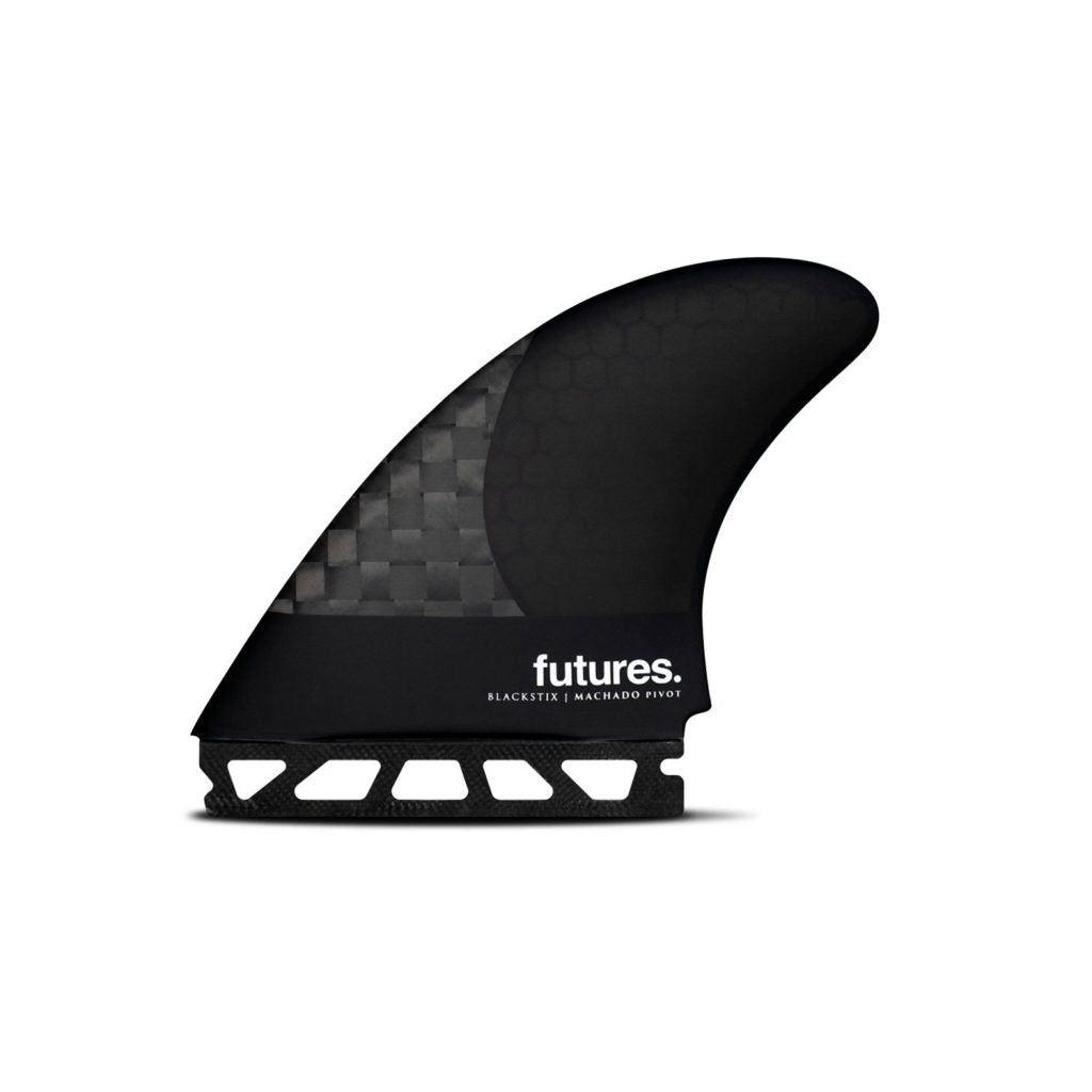 お値下げ！Futures Fins BLACKSTIX MACHADOPIVOT Futures - Machado Pivot Blackstix Thruster - Black / Multi (large