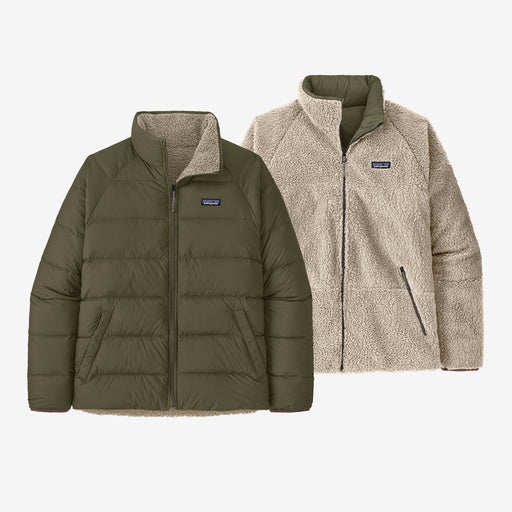 Patagonia - M's Reversible Silent Down Jkt - Basin Green – Haven Surf