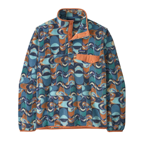 Patagonia - M's LW Synch Snap-T P/O - Swallowtail Geo: Still Blue