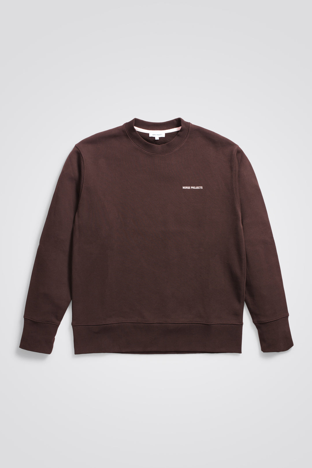 Norse Projects Arne Relaxed Organic Logo Sweatshirt Heathland Brow Haven Surf