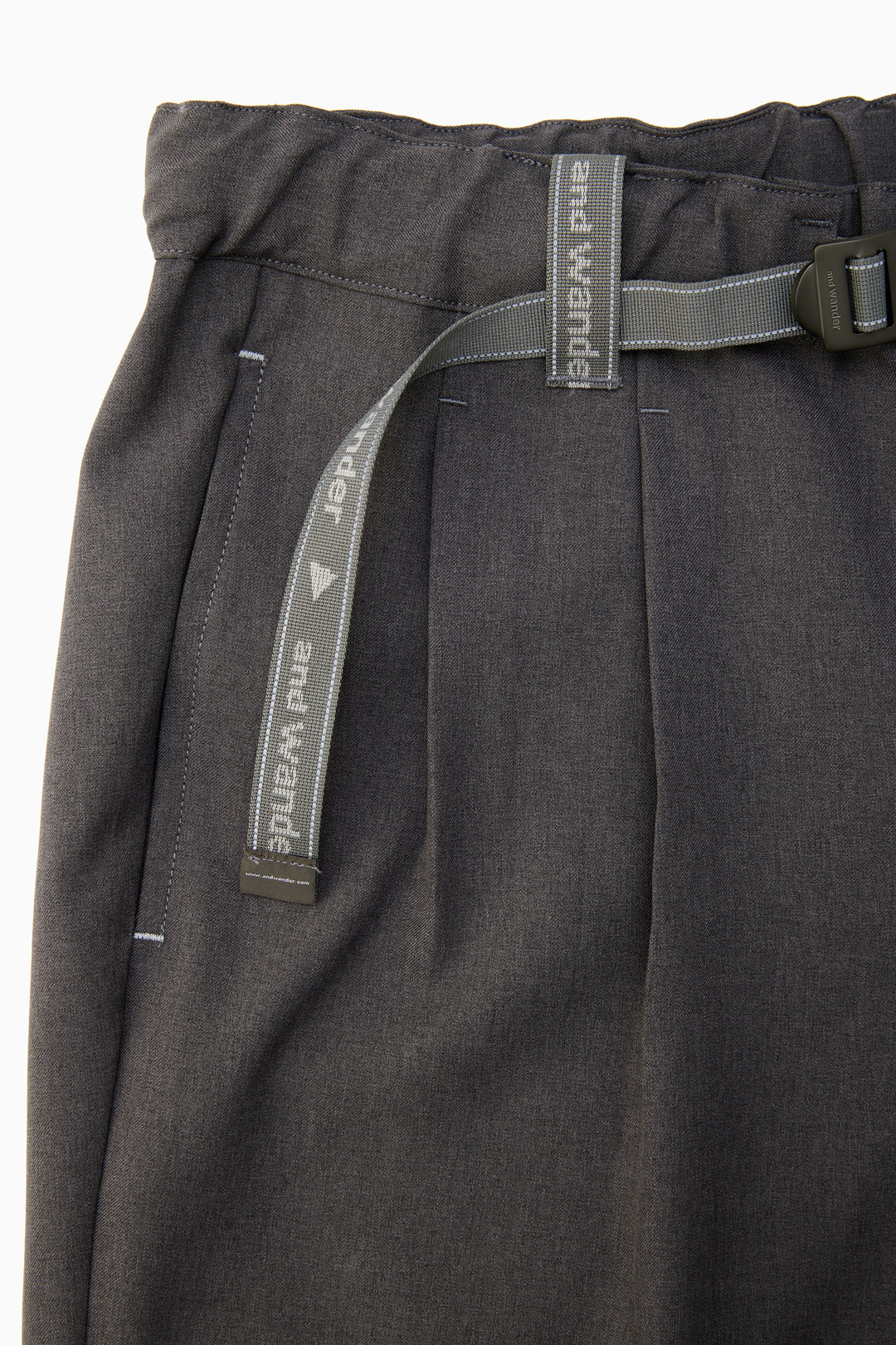 and wander - PE Melange Twill Wide Pants - Gray – Haven Surf