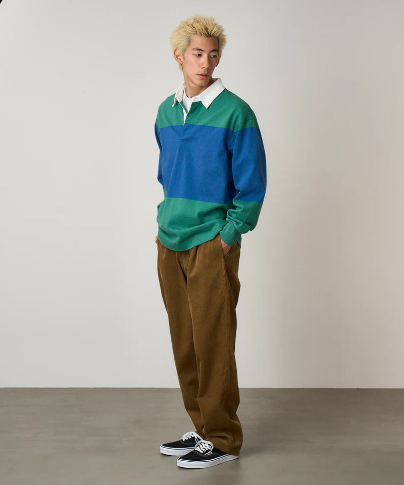 Gramicci - Langdon Rugby Shirt - Cerulean / Emerald – Haven Surf
