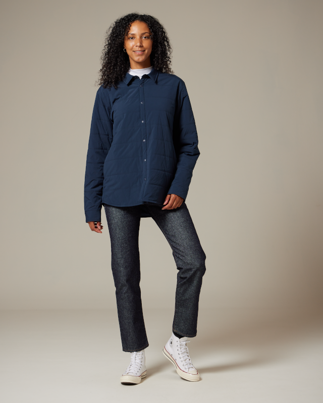 Snow Peak - Flexible Insulated Shirt - Navy – Haven Surf