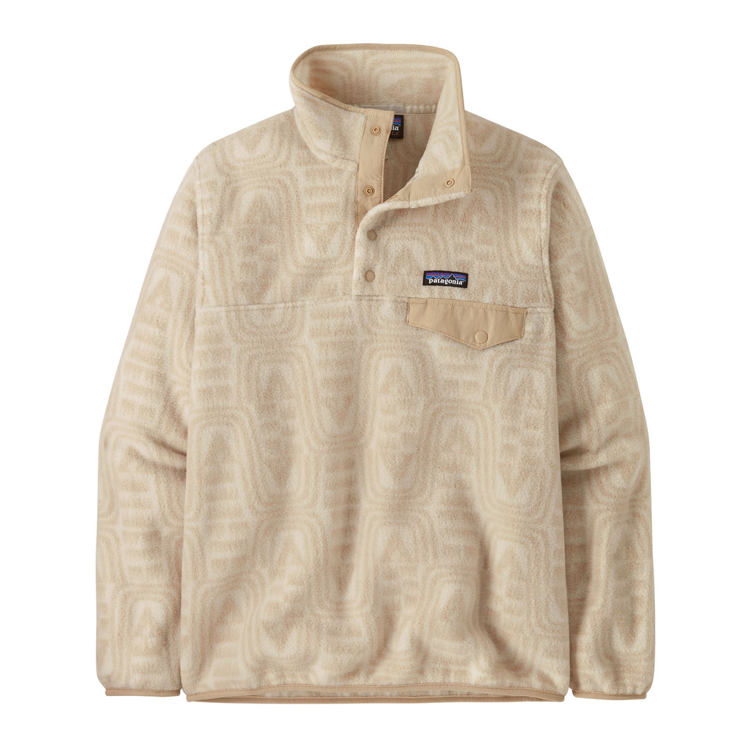 Patagonia - W's LW Synch Snap-T P/O - Flow: Dyno White