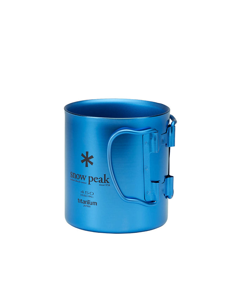 snow peak Ti-Double Wall 450 Mug 2個セット Snow Peak - Titanium Double Wall Mug 450 - Blue – Haven Surf