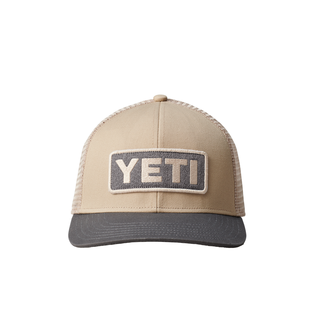 YETI GREY ON GREY TRUCKER HAT