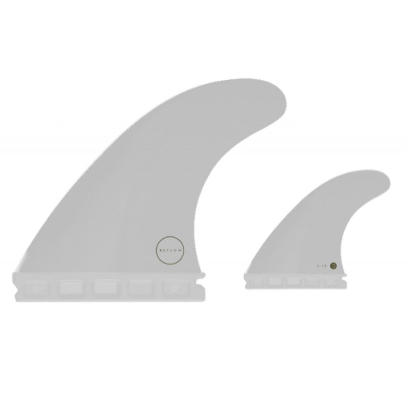 DEFLOW - E2K Futures Tri-Fin - White – Haven Surf